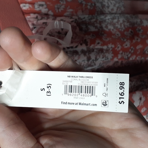 NWT No Boundaries Romper Walk Thru Dress, Size S (3-5) - Picture 6 of 8